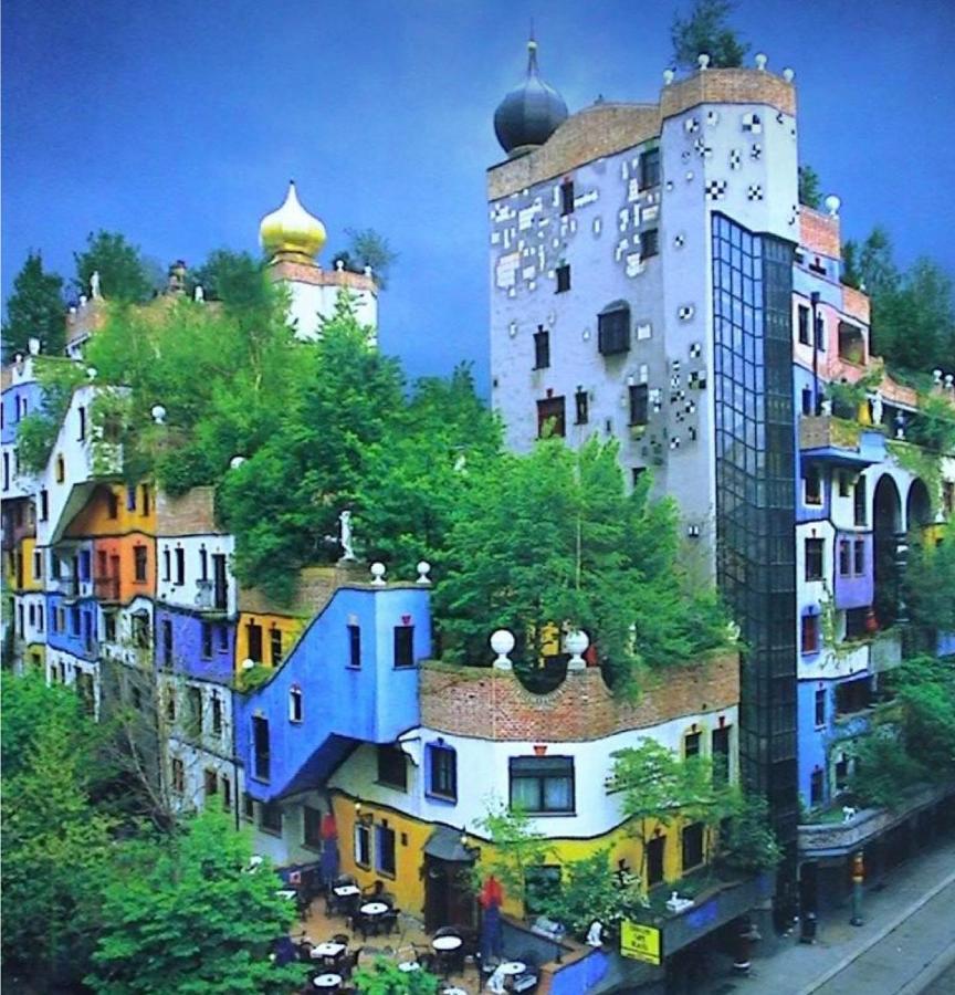 וינה Klimatisierte Sehr Zentrale Wohnung-Loftstyle- מראה חיצוני תמונה